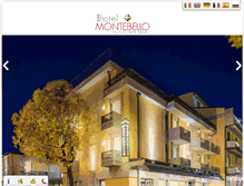 Tablet Screenshot of hotelmontebello.it
